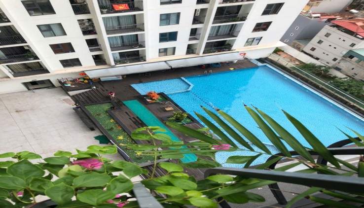 Cho thuê căn hộ Geleximco 897 Giải Phóng Hoàng Mai, 65m2, 2 ngủ, 2 WC, 2 lô gia, Full đồ, 11.5tr